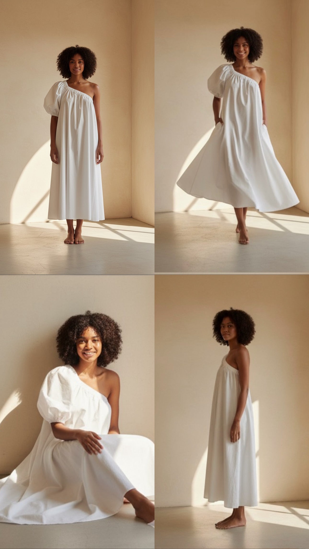 Lela Cotton Midi Dress