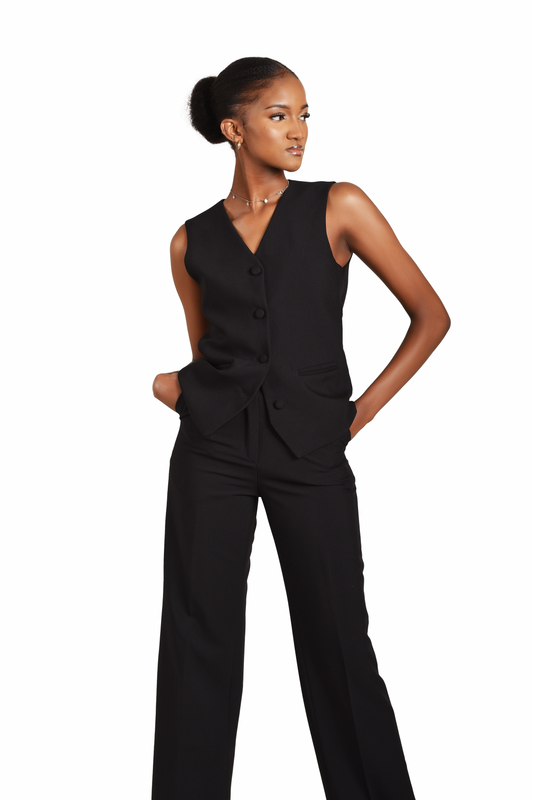 Bosi Pants Set  - Black