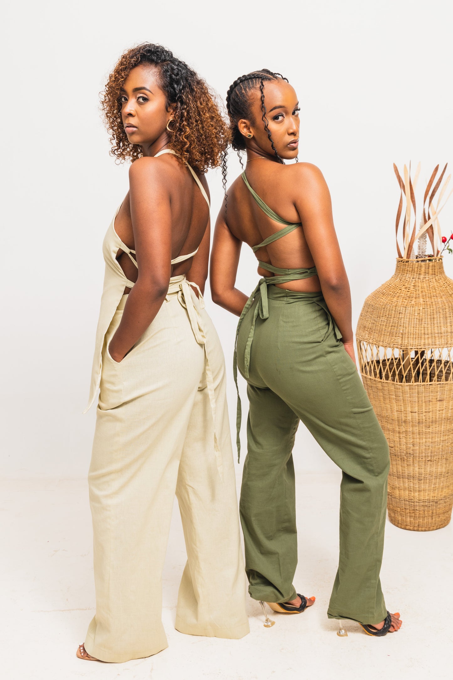 Jani Strapy Linen Set